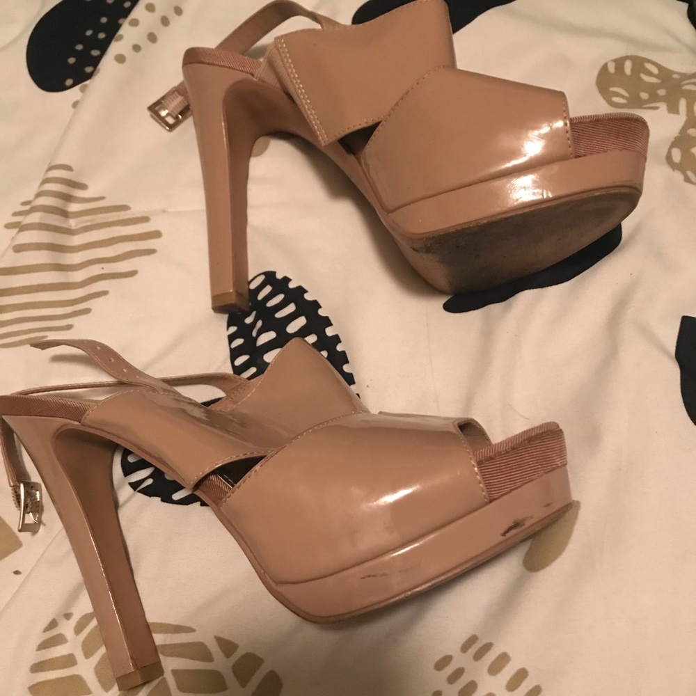 BCBG Nude Heels
